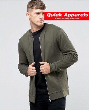 Jersey-Bomber-Jacket-With-Chest-Print-In-Khaki