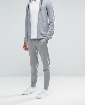 Men Jogger With Cuff  In Grey
