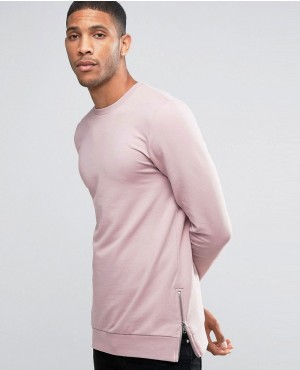 New-Stylish-Pink-Sweatshirt-With-Side-Zips