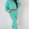 Half Zip Cropped Pullover Sweatshirt Women Tracksuit QA-2258