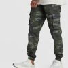 High Quality Custom Men Sweatpants Khaki Camo Cargo Trouser A-2442