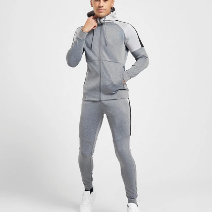 High Quality Wholesale Custom Men Gym Full Tracksuit QA-2400