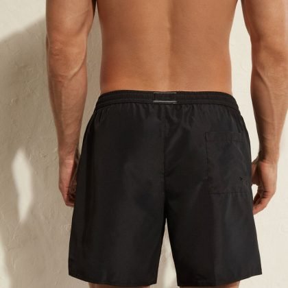 Hot Selling Street Wear Style Men Swim Short In Black Color QA-2462