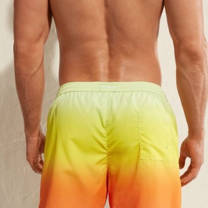 Men Boxer Swim Shorts In Polyester Custom Sublimation Printed QA-2467