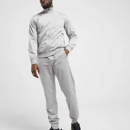 Men Regular Fit Gym Fast Drying Bodybuilding Sports Tracksuit QA-2408