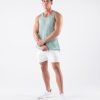 Mens Gym Singlet Sleeveless Fitness Training Tank Top QA-2605