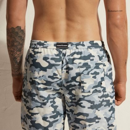 Most Selling High Quality Men Camo Swim Shorts QA-2471