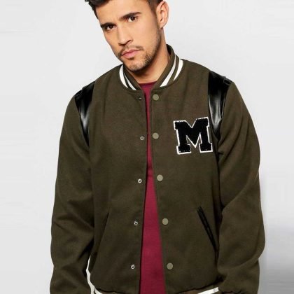 New Look Varsity Jacket With Chest Badge QA-2643