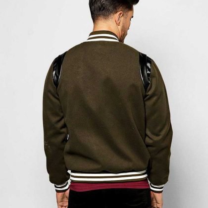 New Look Varsity Jacket With Chest Badge QA-2643