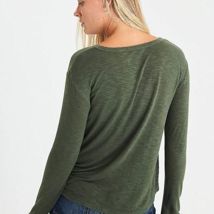 Soft Sexy Long Sleeves Custom T Shirt QA-2599