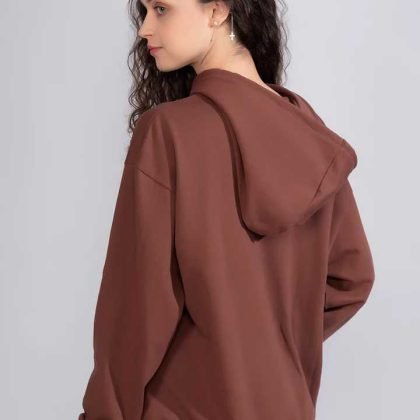 Women Oversized Drop Shoulder Premium Terry Hoodie QA-2290