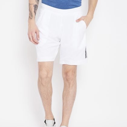 Wholesale Casual Street Fashion Men White Solid Club Shorts QA-2476