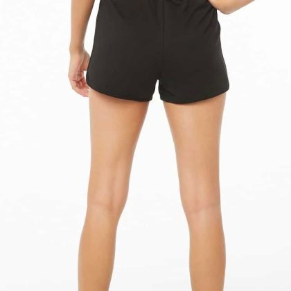 Wholesale Custom Active French Terry Shorts Black QA-2486