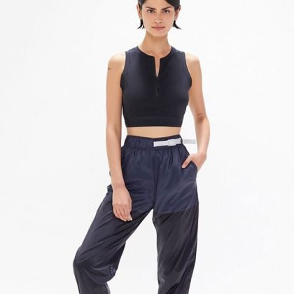 Wholesale Custom Front Zip Cropped Tank Top QA-2532