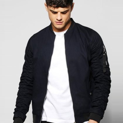 Wholesale Custom Zipper With Sleeves Varsity Jacket QA-2639