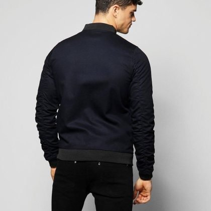 Wholesale Custom Zipper With Sleeves Varsity Jacket QA-2639