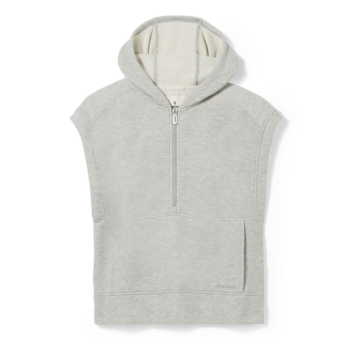 Women Recycled Terry Wholesale Custom Short Sleeve Sweatshirt Hoodie QA-2244